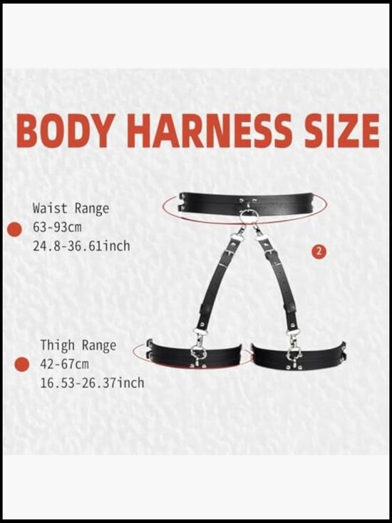 PU Leather Punk Waist Belt Goth Festival Rave Accessory Adjustable Buckle